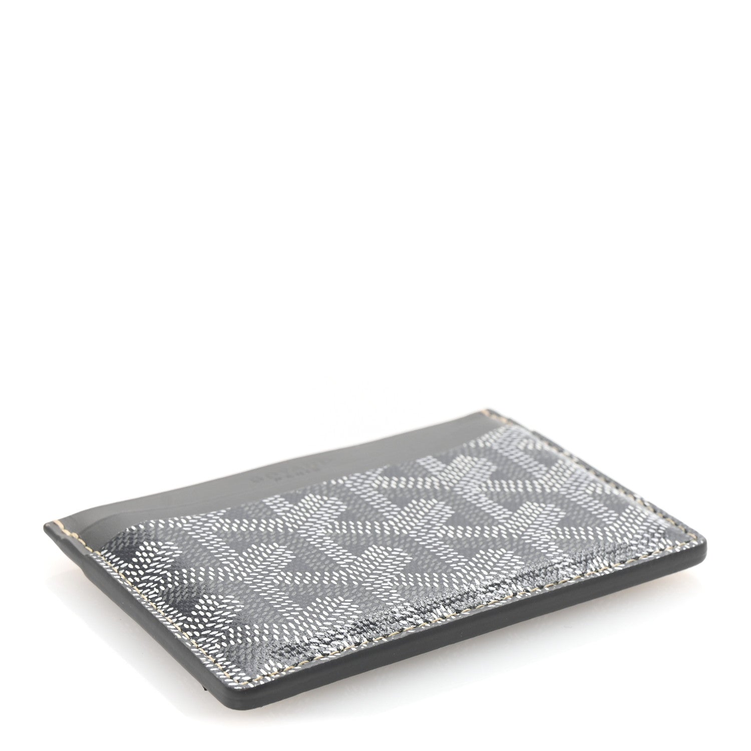 Goyard Goyardine Saint Sulpice Card Holder Grey 1747848 – FASHIONPHILE