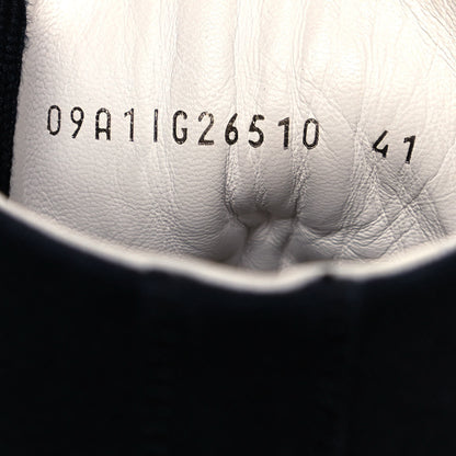 Chanel Canvas CC High Top Sneakers 41 Black White 7 of 7