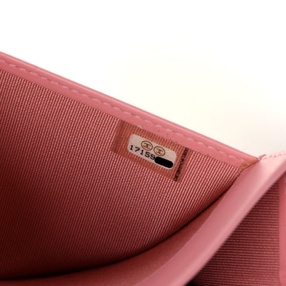 Chanel Patent Calfskin Quilted Flap Wallet Pink 7 of 14