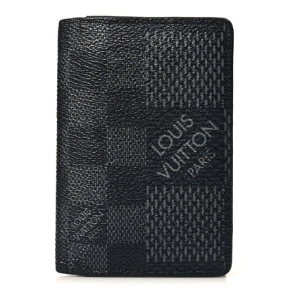 Louis Vuitton Damier Graphite 3D Pocket Organizer Black Grey 1 of 7