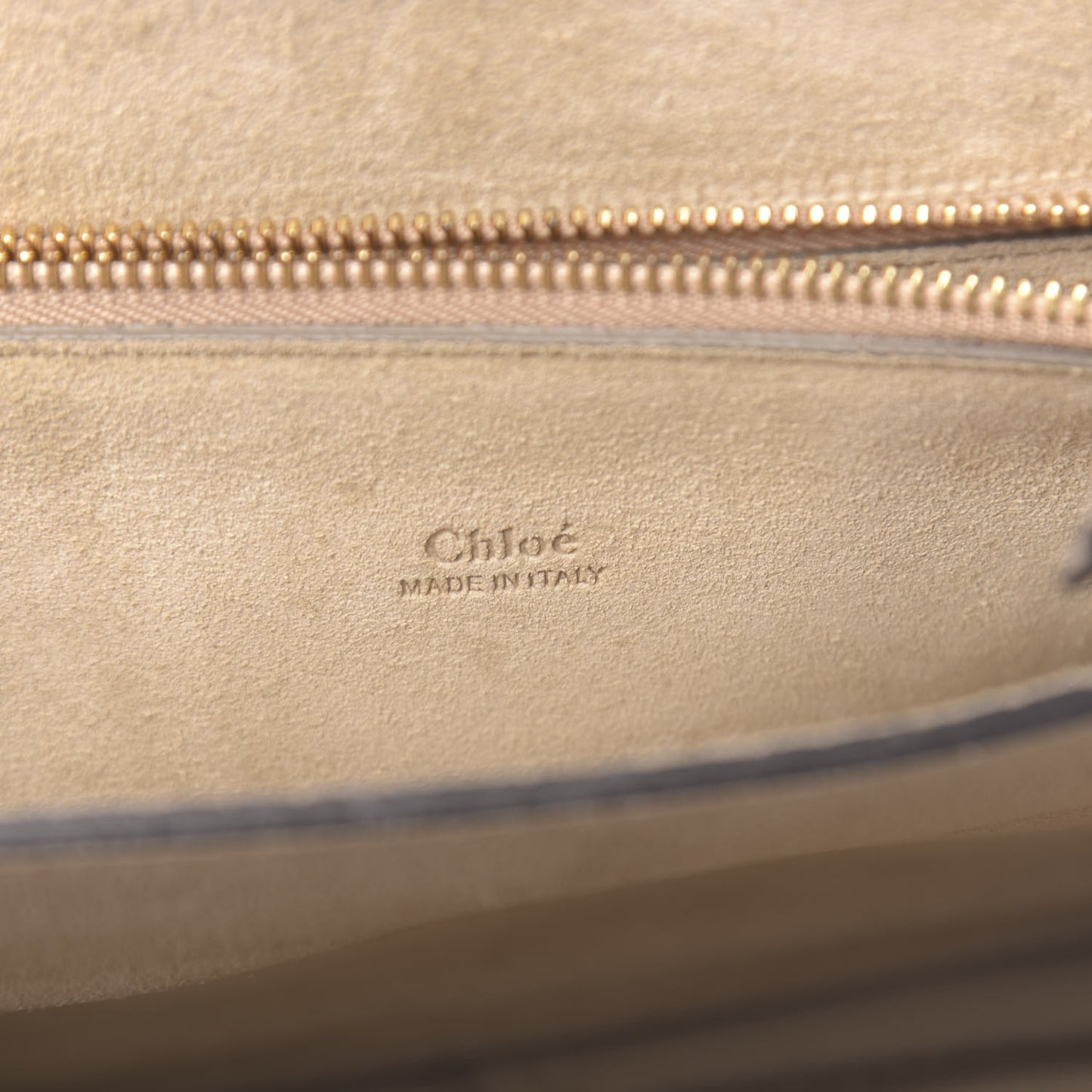 Calfskin Suede Medium Faye Shoulder Bag Motty Grey