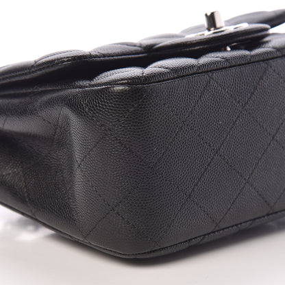 Chanel Caviar Quilted Mini Square Flap Black 9 of 10
