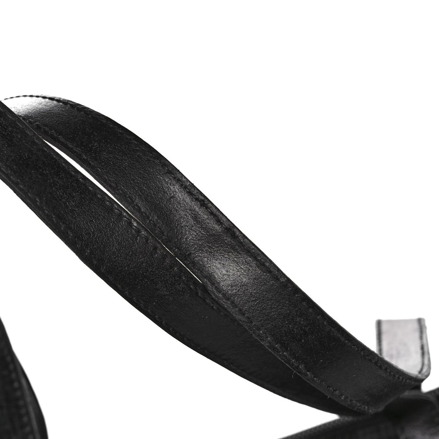 Tessuto Nylon Calfskin Shopping Tote Black