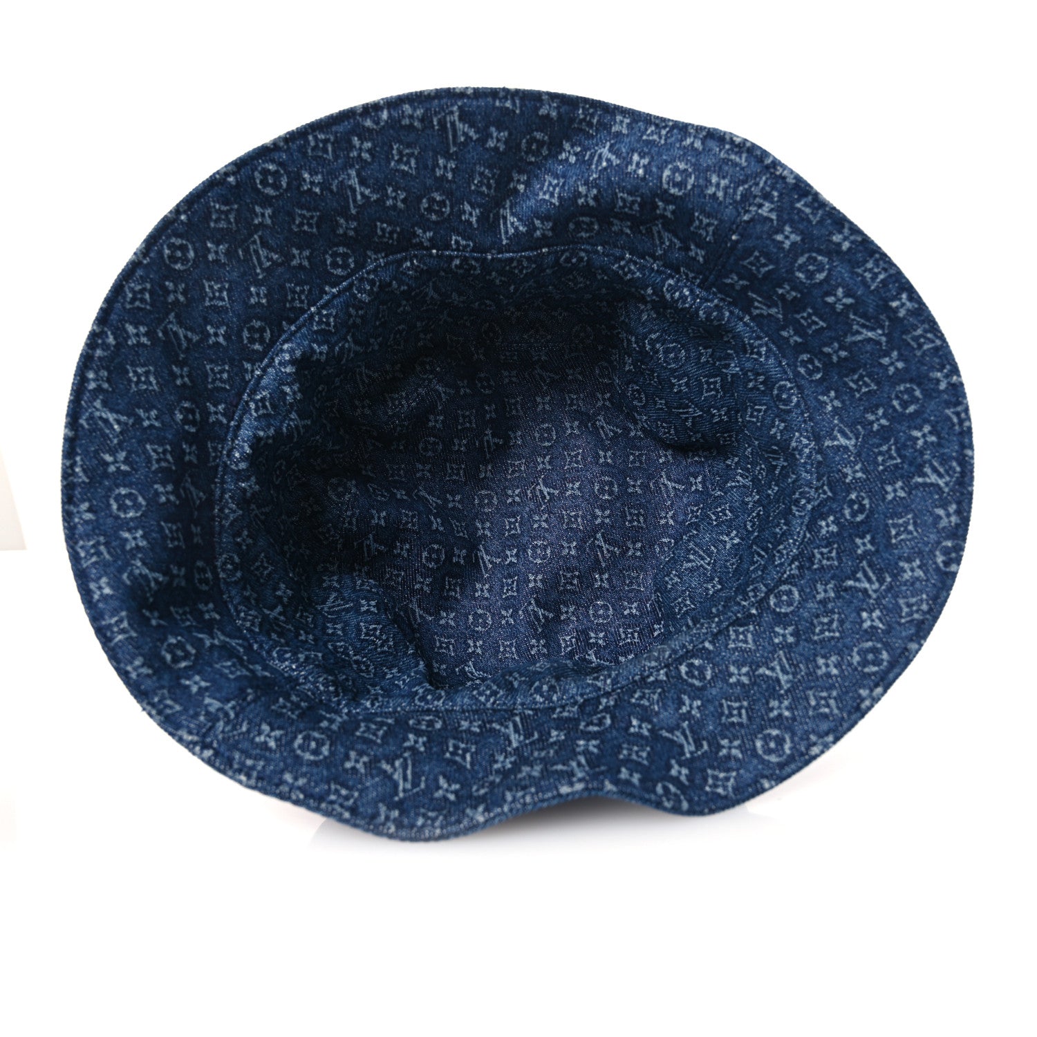 Louis Vuitton Monogram Denim Reversible Everyday Bucket Hat M Blue 13 of 13