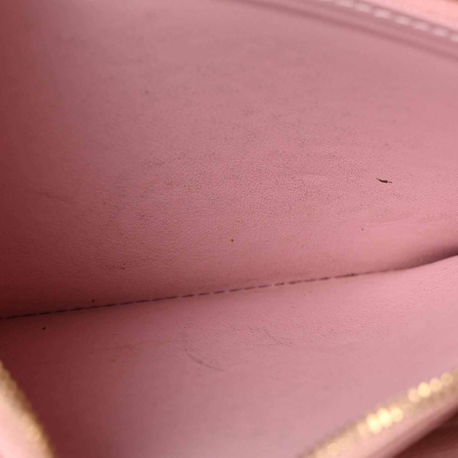 Louis Vuitton Damier Ebene Zippy Wallet Rose Ballerine 8 of 9