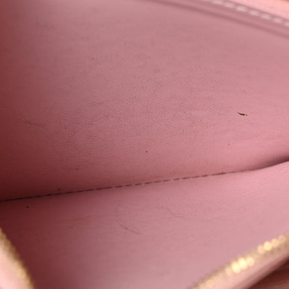 Louis Vuitton Damier Ebene Zippy Wallet Rose Ballerine 8 of 9