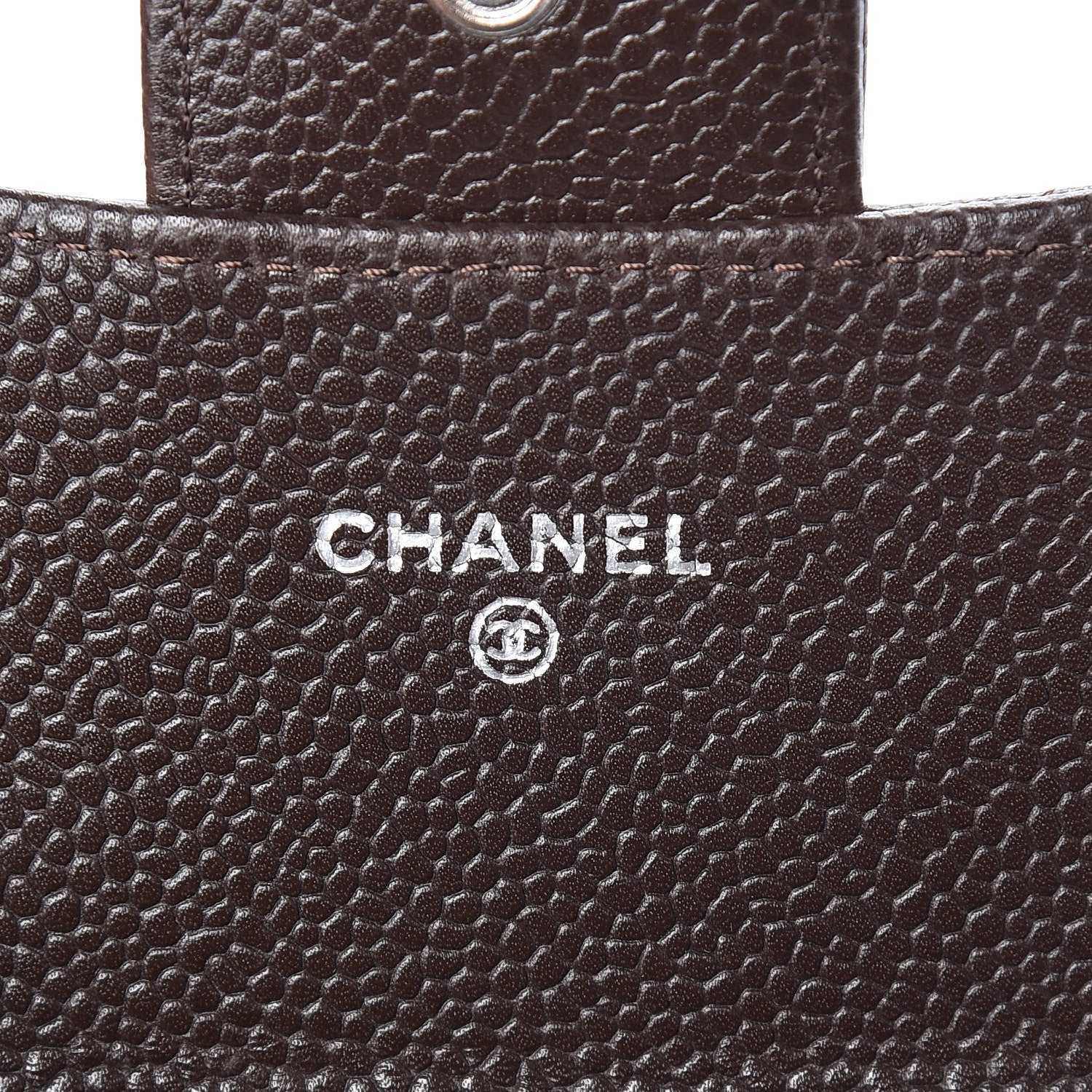 Chanel Caviar Quilted Small Flap Wallet Brown 6 of 9