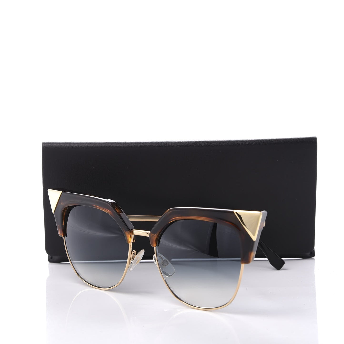 Cat Eye Iridia Sunglasses FF 0149/S Havana Gold