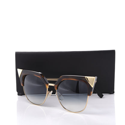Fendi Cat Eye Iridia Sunglasses FF 0149/S Havana Gold 9 of 9