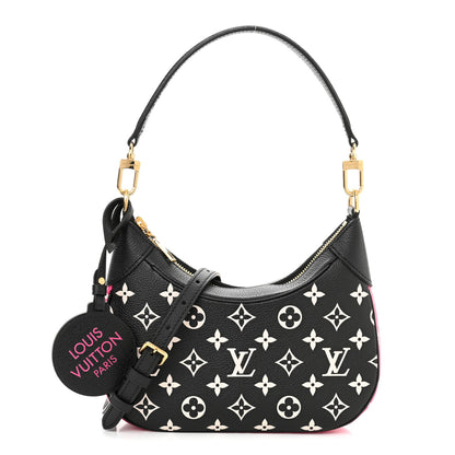 Louis Vuitton Empreinte Monogram Spring in the City Bagatelle NM Black White Pink 1 of 9