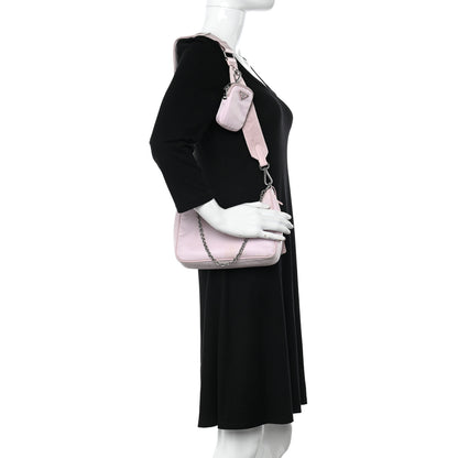 Prada Nylon Re-Edition 2005 Shoulder Bag Alabastro 2 of 14