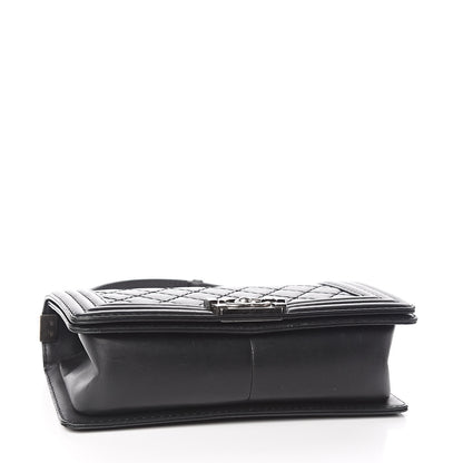 Chanel Lambskin Stitch Quilted Medium Boy Flap Black 4 of 14