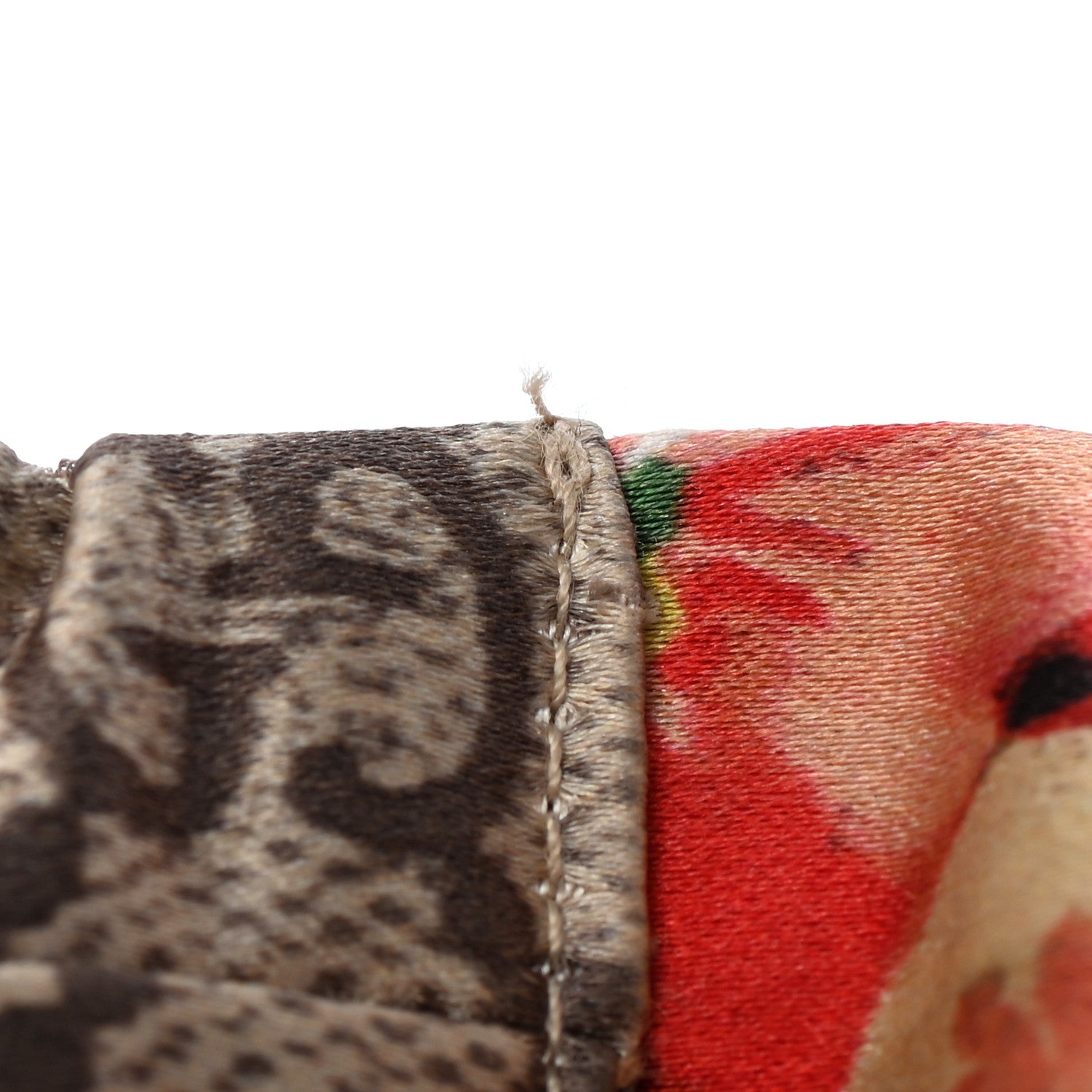 Gucci Silk Monogram Blooms Print Headband Antique Rose 5 of 6