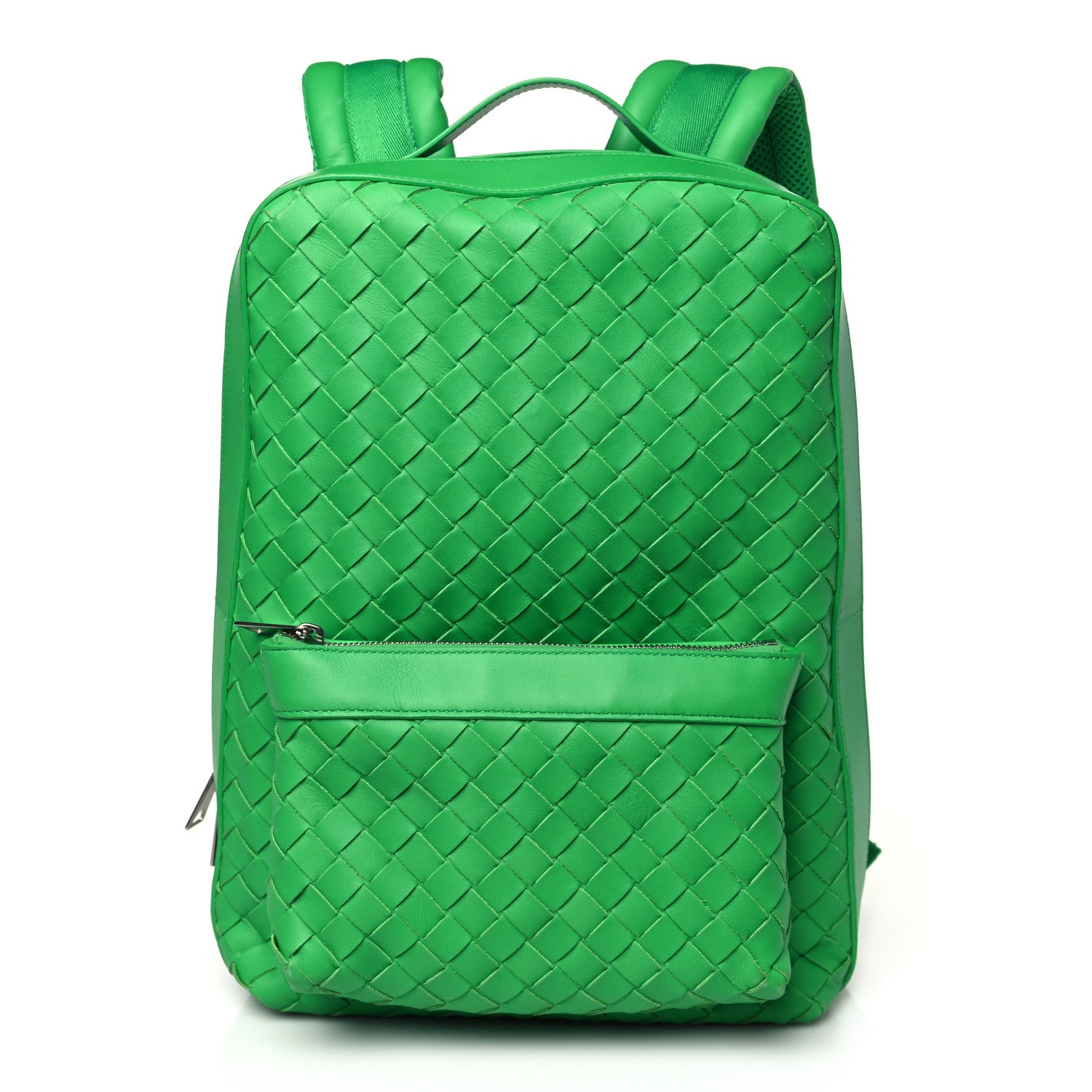 Bottega Veneta Calfskin Intrecciato Small Backpack Parakeet 1 of 9