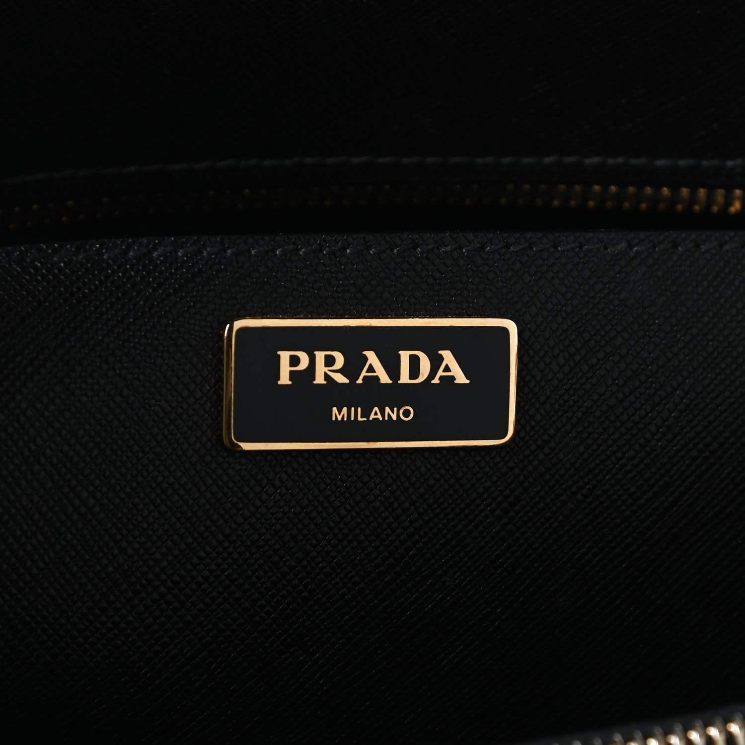 Prada Saffiano Medium Galleria Double Zip Tote Black 6 of 14