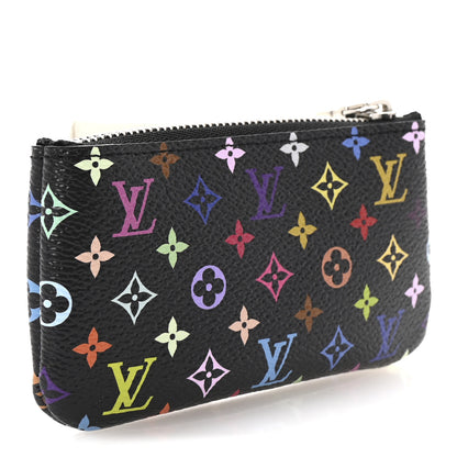 Louis Vuitton LV X TM Monogram Multicolor Key Pouch Black 3 of 6