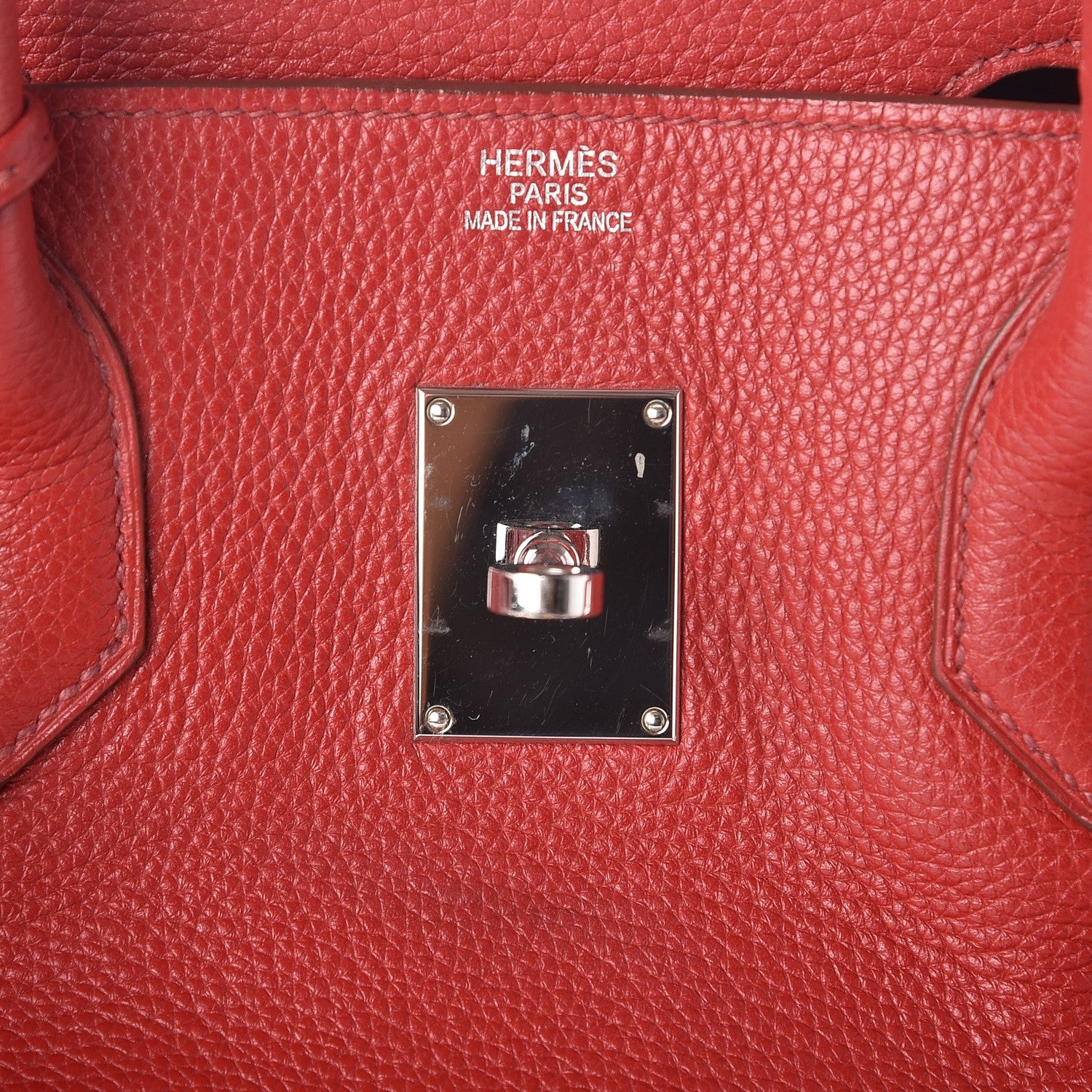 Hermes Taurillon Clemence JPG Shoulder Birkin II 42 Rouge Vif 16 of 34
