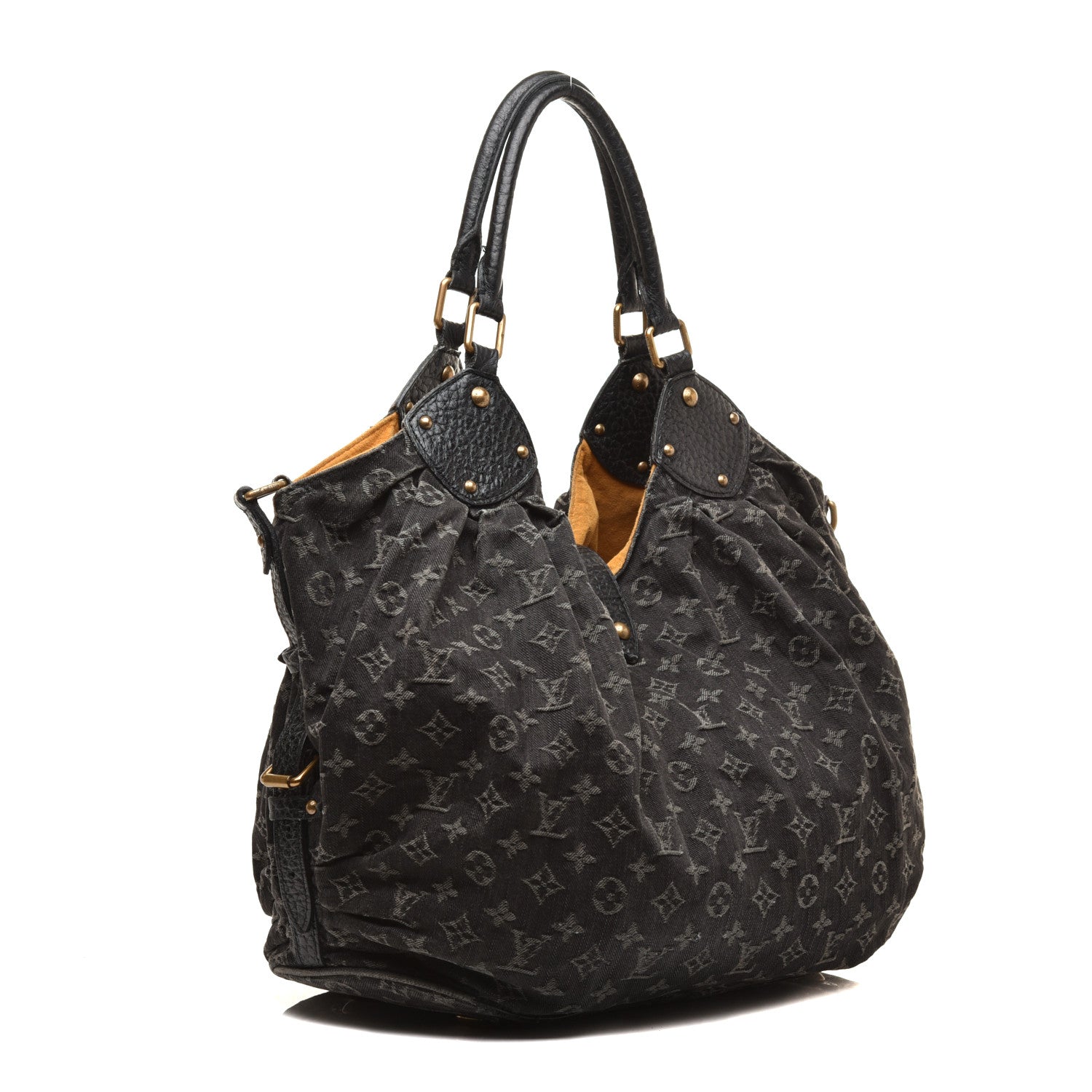 Louis Vuitton Denim Mahina XL Black 3 of 10