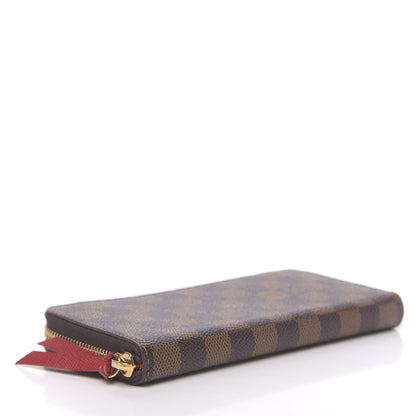 Louis Vuitton Damier Ebene Clemence Wallet Cherry 4 of 7