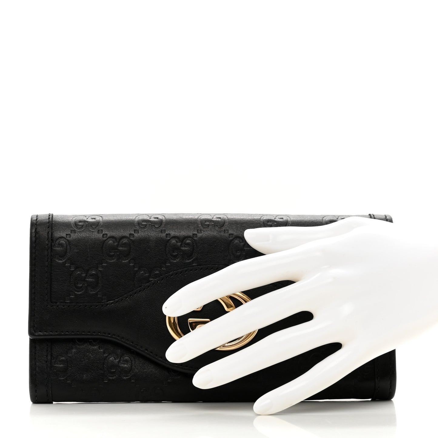 Guccissima Sukey Continental Wallet Continental Wallet Black