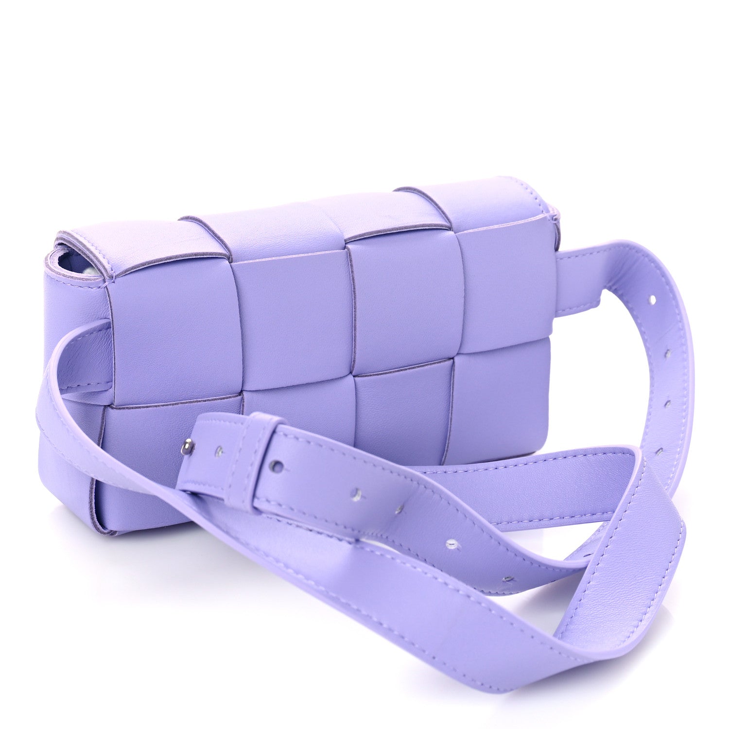 Bottega Veneta Nappa Maxi Intreccio The Belt Cassette Bag Wisteria 3 of 8