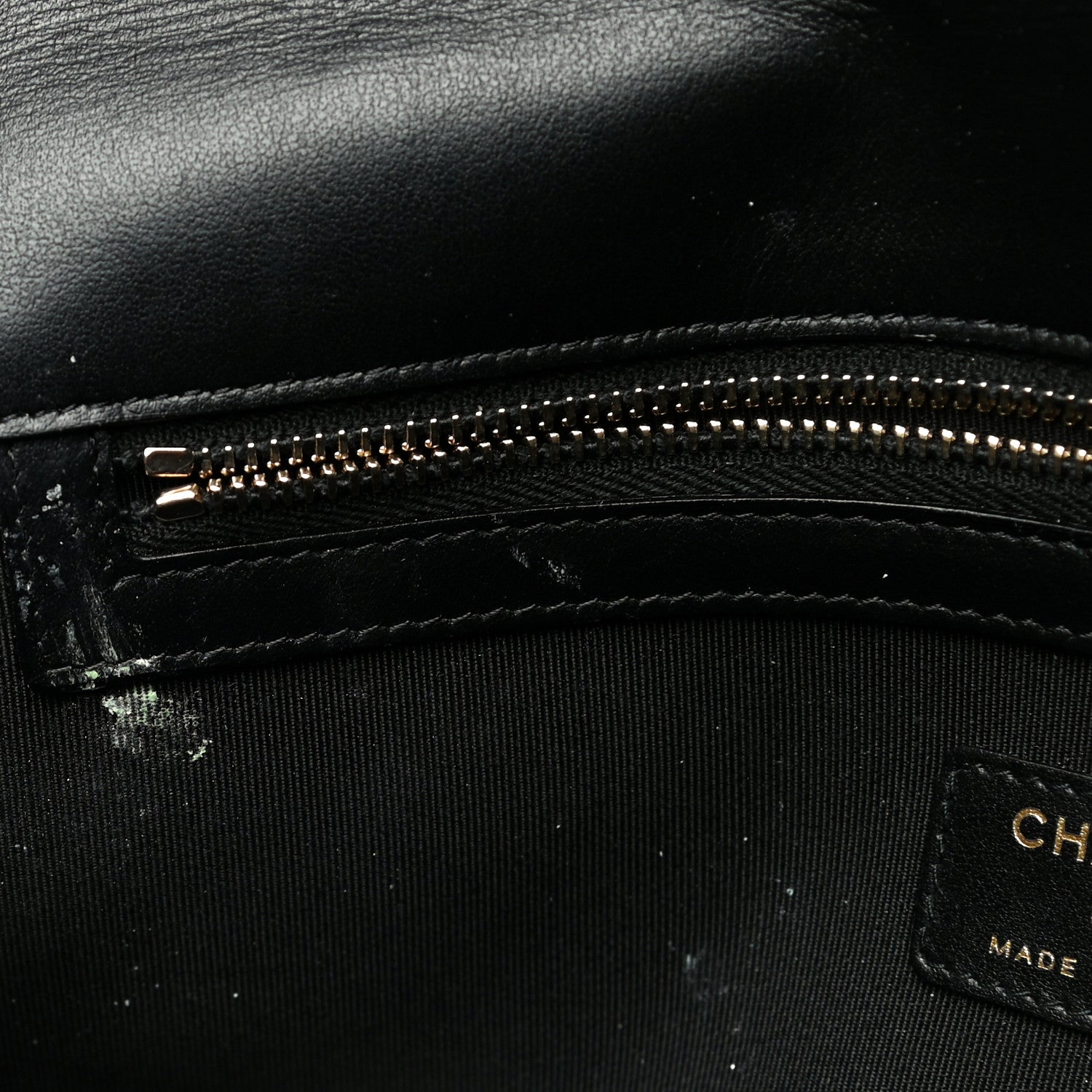 Chanel Caviar Quilted Filigree Flap Pouch Black 14 of 18