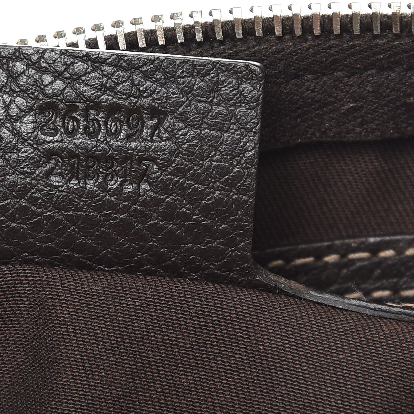 Crystal Monogram Medium Joy Boston Dark Brown