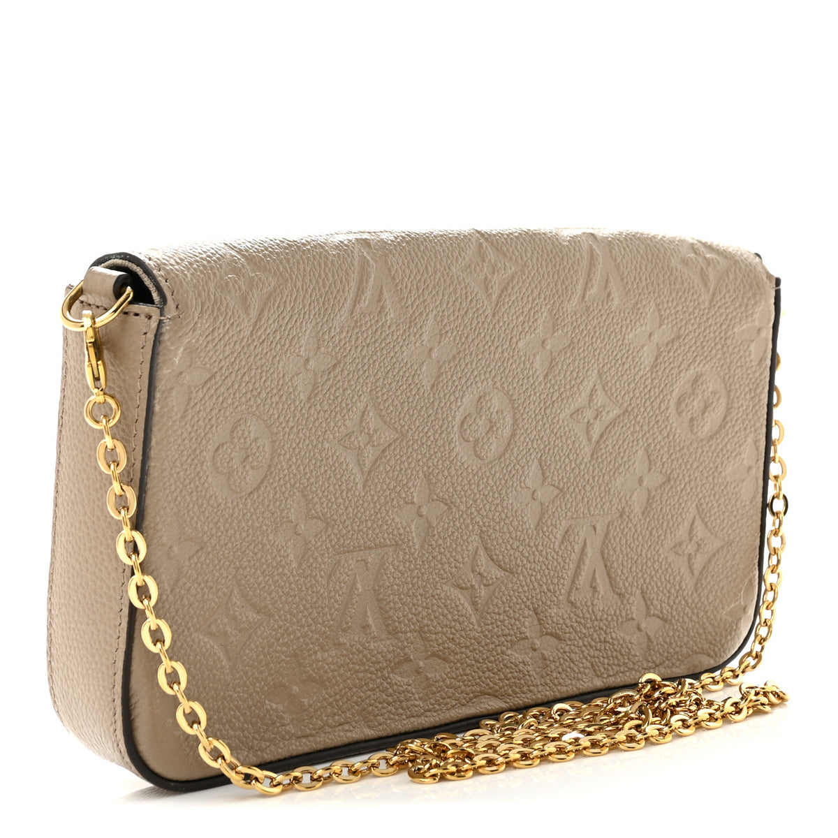 Louis Vuitton Empreinte Pochette Felicie Chain Wallet Tourterelle 4 of 13