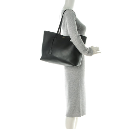 Saint Laurent Calfskin Large Shopping Tote Black 2 of 9