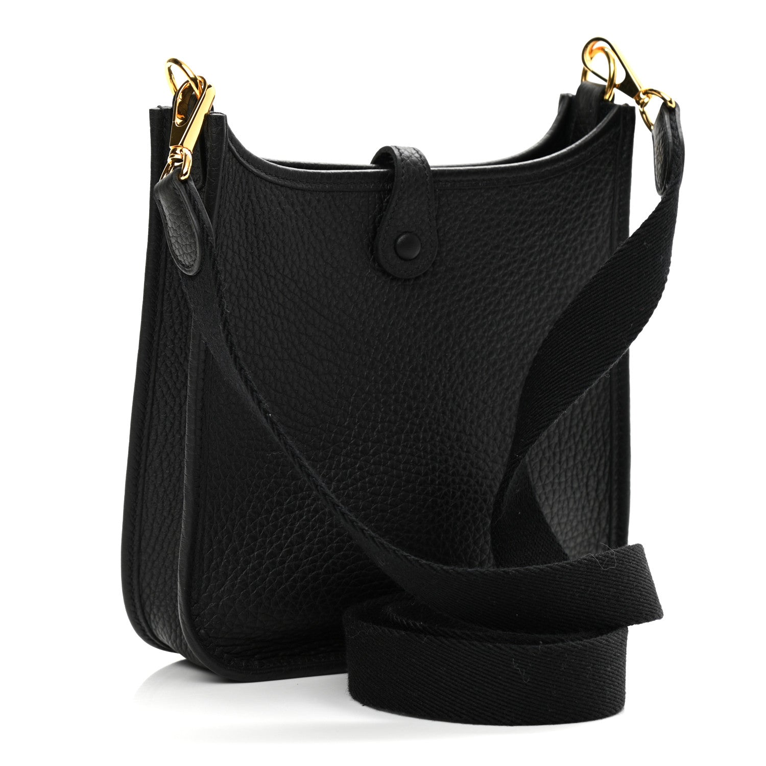 Hermes Taurillon Clemence Evelyne TPM Black 3 of 10