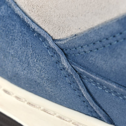 Chanel Suede Kidskin Womens CC Sneakers 37 White Blue 12 of 15