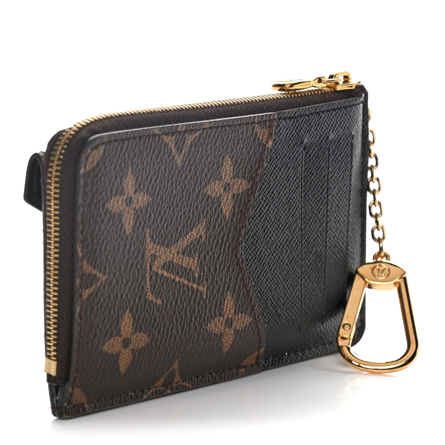 Louis Vuitton Monogram Recto Verso Card Holder Black 3 of 8