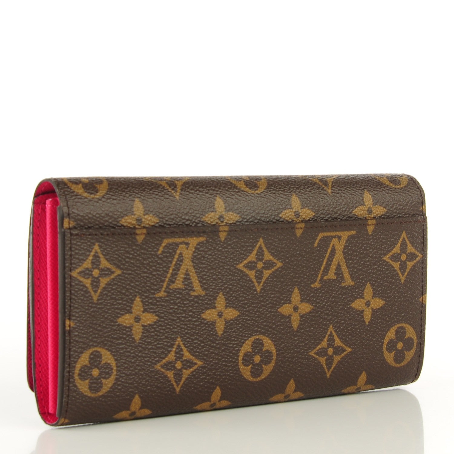 Louis Vuitton Monogram 2015 Christmas Animation Sarah Wallet Hibiscus 3 of 7