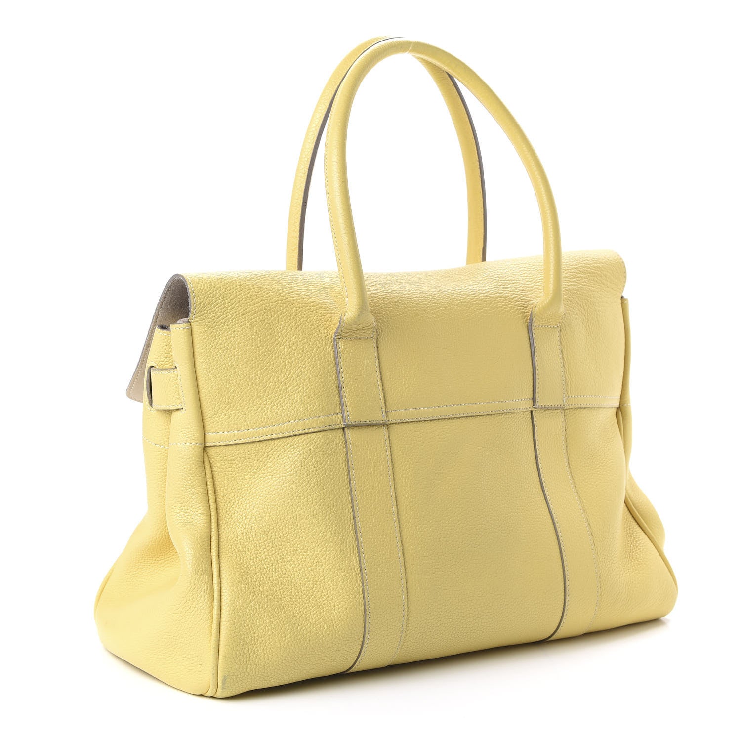 Mulberry Small Classic Grain Bayswater Camomile 3 of 9
