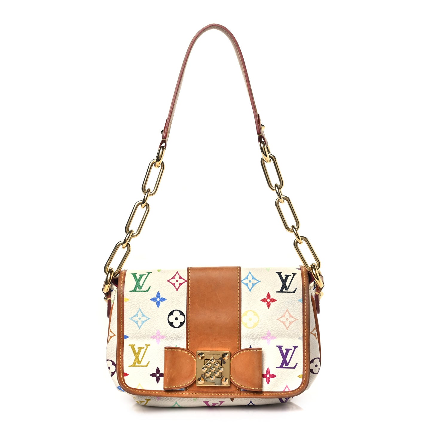 Monogram Multicolor Patti White