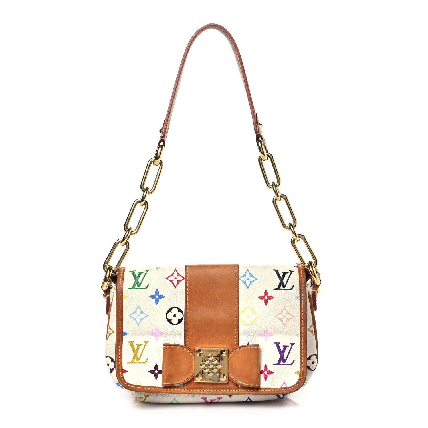 Louis Vuitton Monogram Multicolor Patti White 1 of 12
