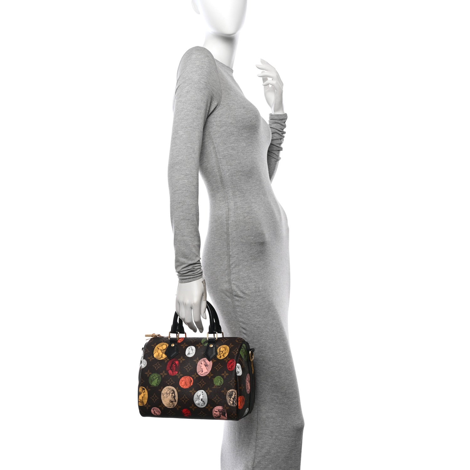 Louis Vuitton X FORNASETTI Monogram Cameo Speedy Bandouliere 25 2 of 9
