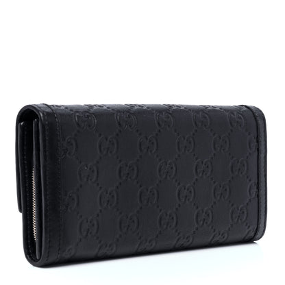 Gucci Guccissima Sukey Continental Wallet Continental Wallet Black 2 of 5