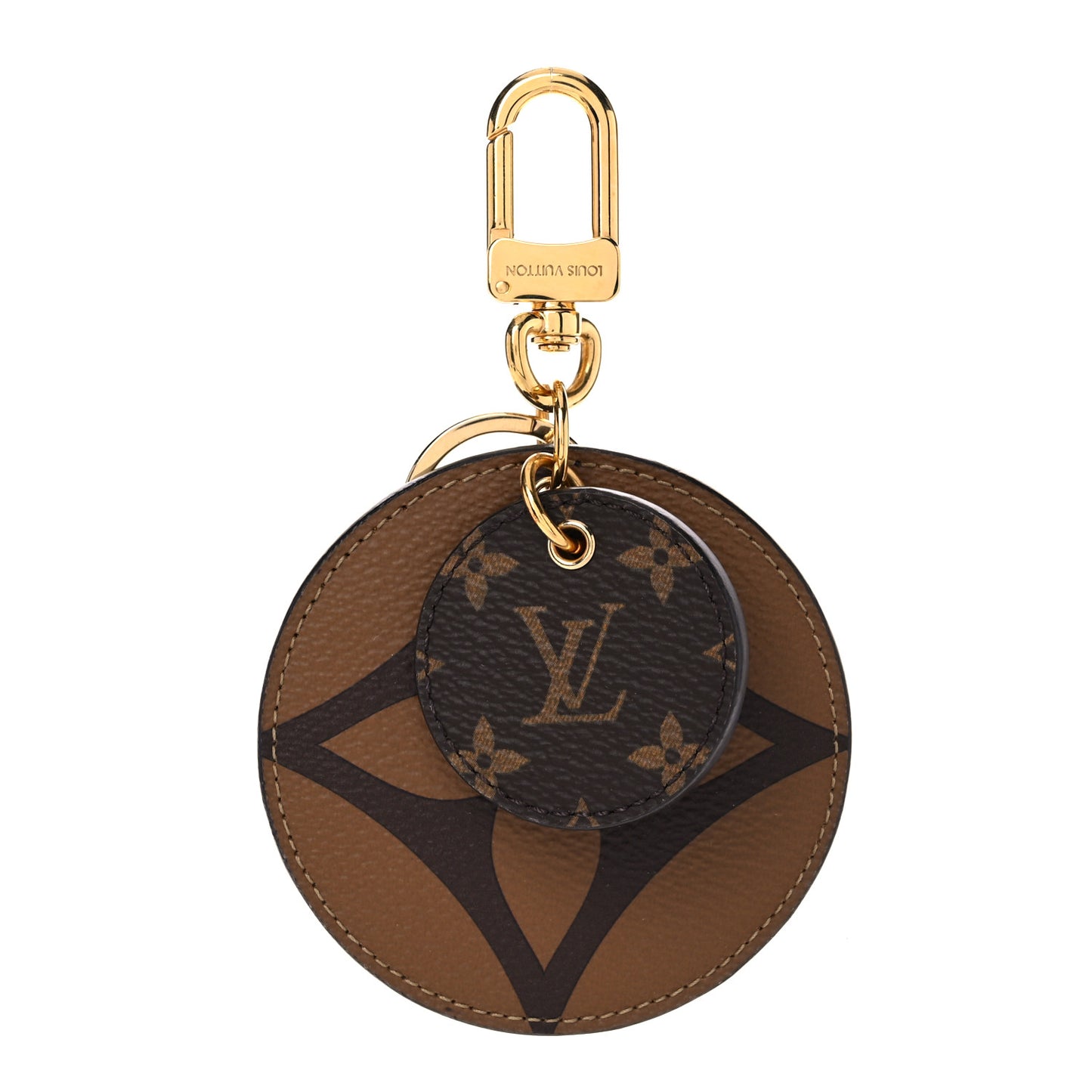 Monogram Reverse Key Holder Bag Charm