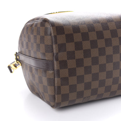 Louis Vuitton Damier Ebene Patches Speedy Bandouliere 30 7 of 12