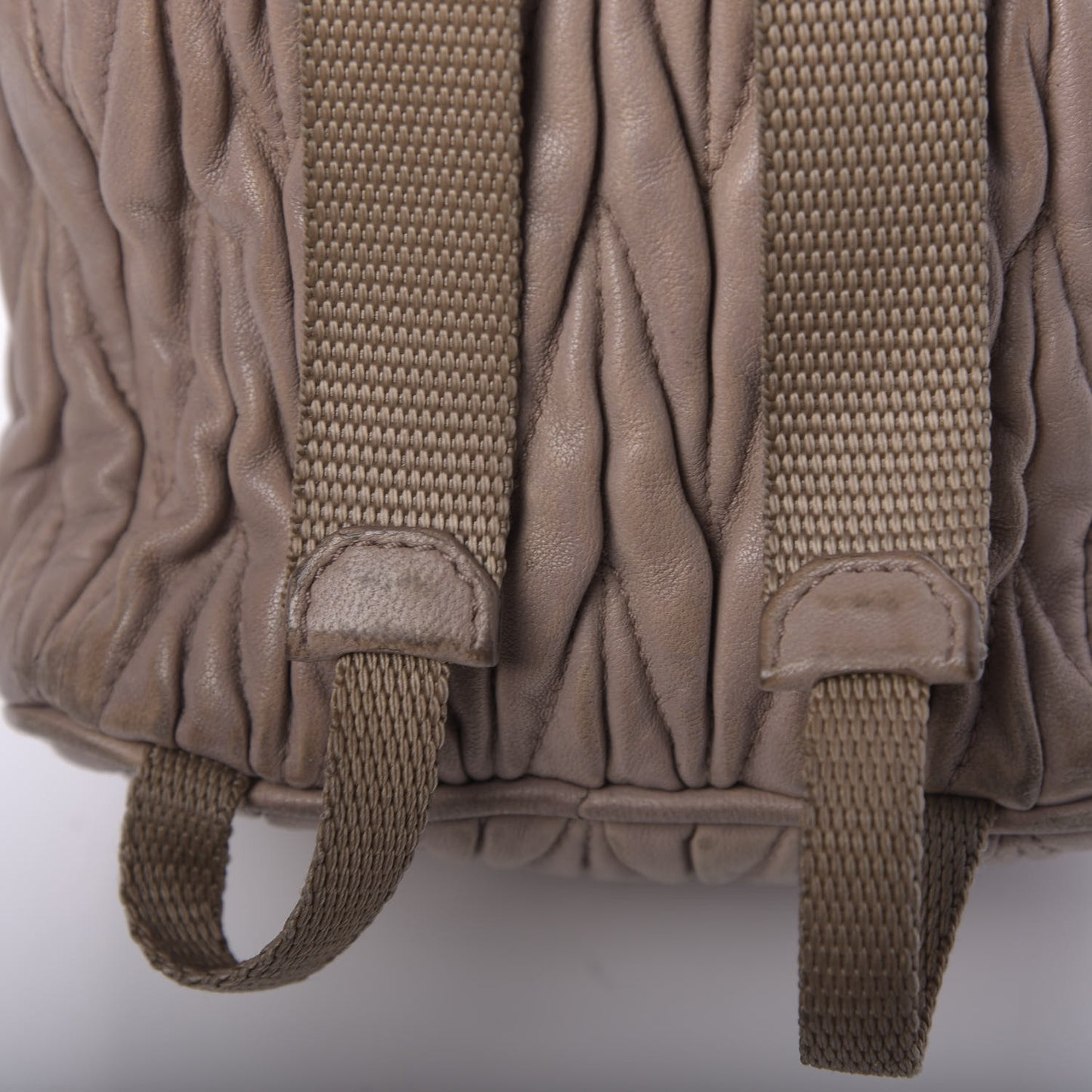 Nappa Matelasse Mini Backpack Cipria