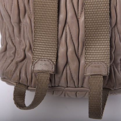 Miu Miu Nappa Matelasse Mini Backpack Cipria 15 of 15