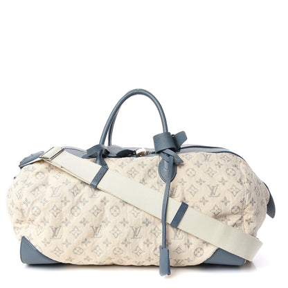 Louis Vuitton Denim Speedy Round GM Blue 1 of 10