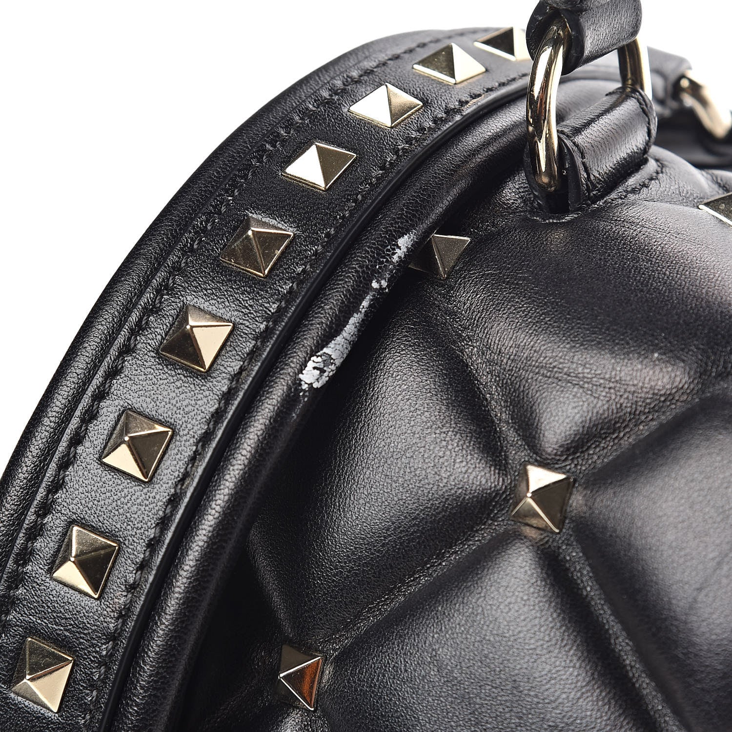 Valentino Garavani Nappa Medium Candystud Top Handle Bag Black 12 of 12