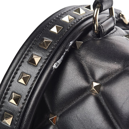 Valentino Garavani Nappa Medium Candystud Top Handle Bag Black 12 of 12