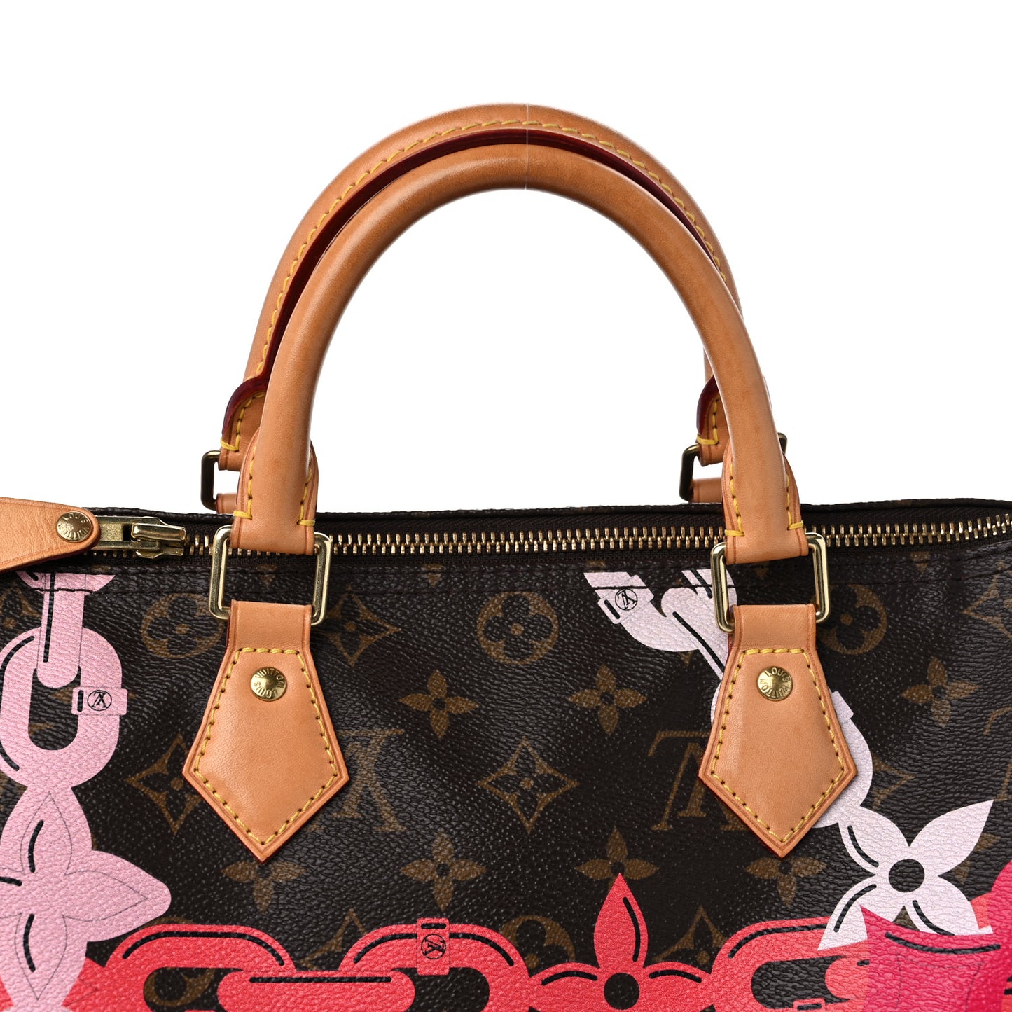 Monogram Bay Speedy 30 Rose Ballerine Poppy