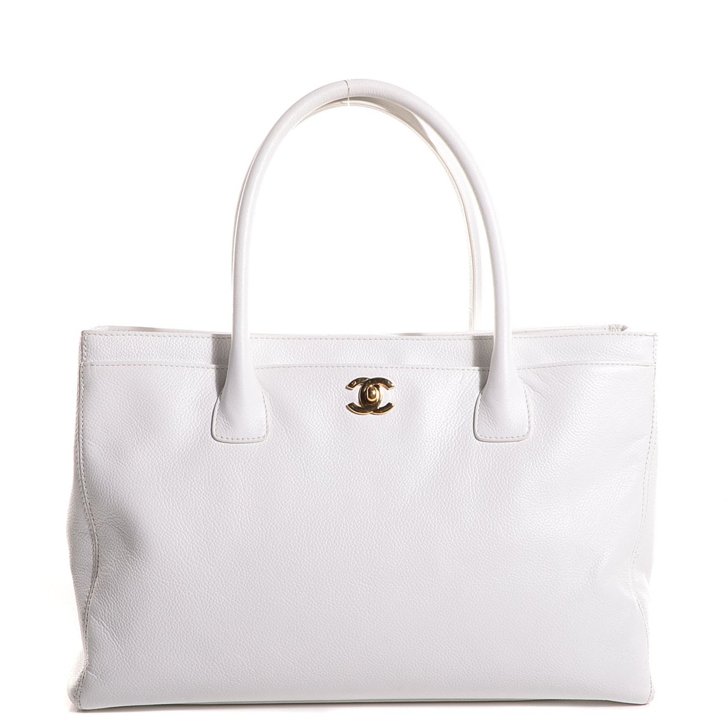 Caviar Cerf Executive Shopper Tote White