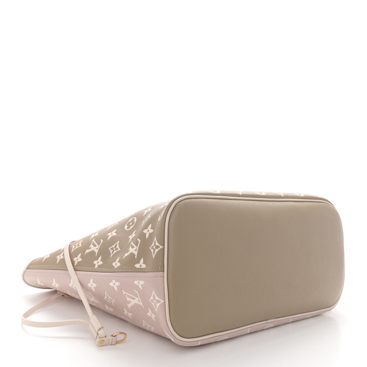 Louis Vuitton Empreinte Monogram Spring In The City Neverfull MM Kaki Beige Cream 4 of 9
