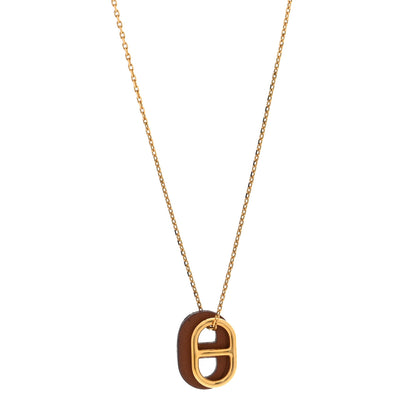 Hermes Swift O'Maillon Pendant Necklace Gold 3 of 6