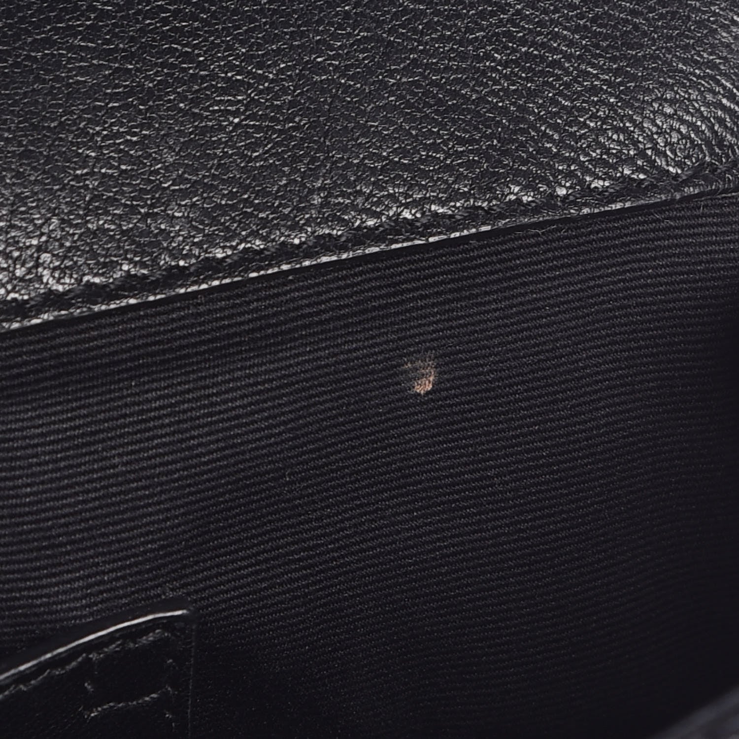 Saint Laurent Sheepskin Tri-Quilt Monogram Medium College Bag Black 9 of 9